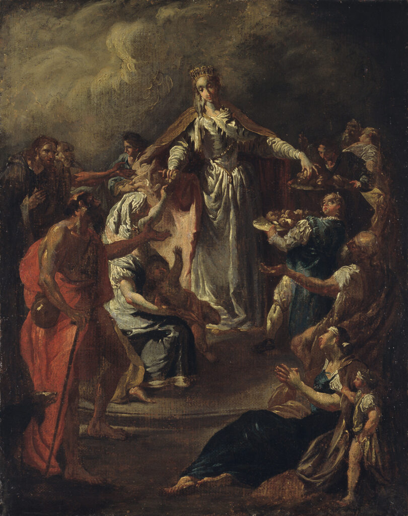 Giovanni Battista Pittoni (Kopie nach) - Die Almosenspende der hl. Elisabeth